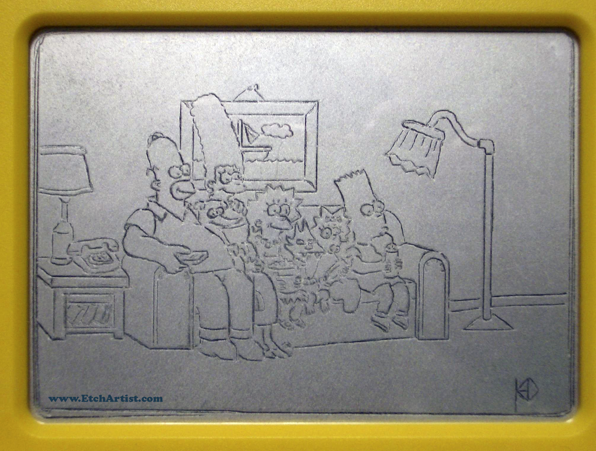 The Simpsons Couch Scene